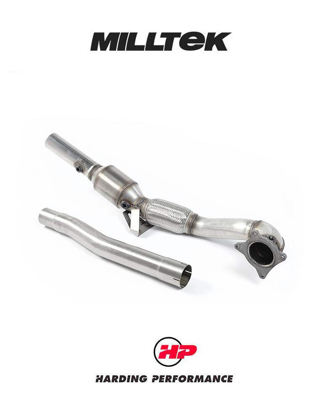 MILLTEK Catted Downpipe – Audi TT Mk2 TTS quattro, suits MILLTEK 2.75″ cat-back systems only [SSXAU204]