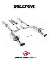 MILLTEK Cat-back – Audi RS6 C6 - Resonated - Dual-Oval