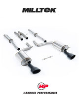 MILLTEK Cat-back – Audi RS6 C6 - Non-resonated - Ceramic-coated Black Satin Dual-Oval