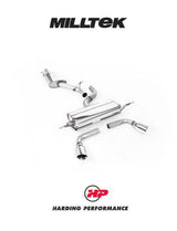 MILLTEK Cat Back Audi TT Mk2 3.2 Quattro Dual - Resonated