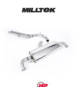 MILLTEK Cat-back – Audi TT RS Mk2 2.5 TFSI Quattro - Non-resonated / Race