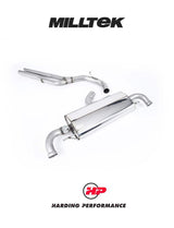 MILLTEK Cat-back – Audi TT RS Mk2 2.5 TFSI Quattro - Non-resonated / Race