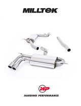 MILLTEK Cat-back – Audi A3 1.8 TSI 2WD 3-Door - Resonated (quieter)