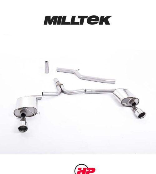 MILLTEK Cat Back Audi A4 3.0 TDI B8 Quattro Dual Outlet - SSXAU270
