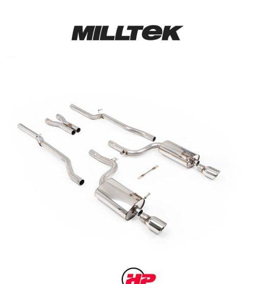 MILLTEK Cat-back – Audi S4 4.2 V8 Quattro B6 - 100mm GT100