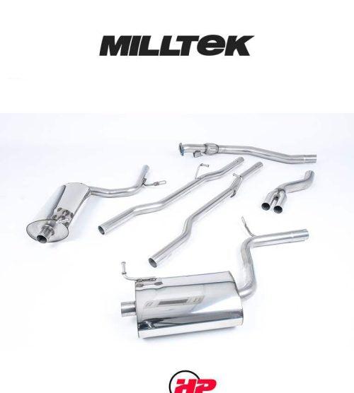 MILLTEK Cat-back – Audi A4 B7 1.8T Quattro - Non-resonated