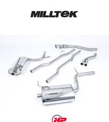 MILLTEK Cat-back – Audi A4 B7 1.8T Quattro - Non-resonated