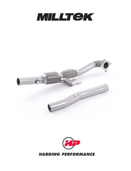 MILLTEK Catted Downpipe – Golf MK5 GTI 2.0T [SSXAU312] - From Mid 2008 Onwards