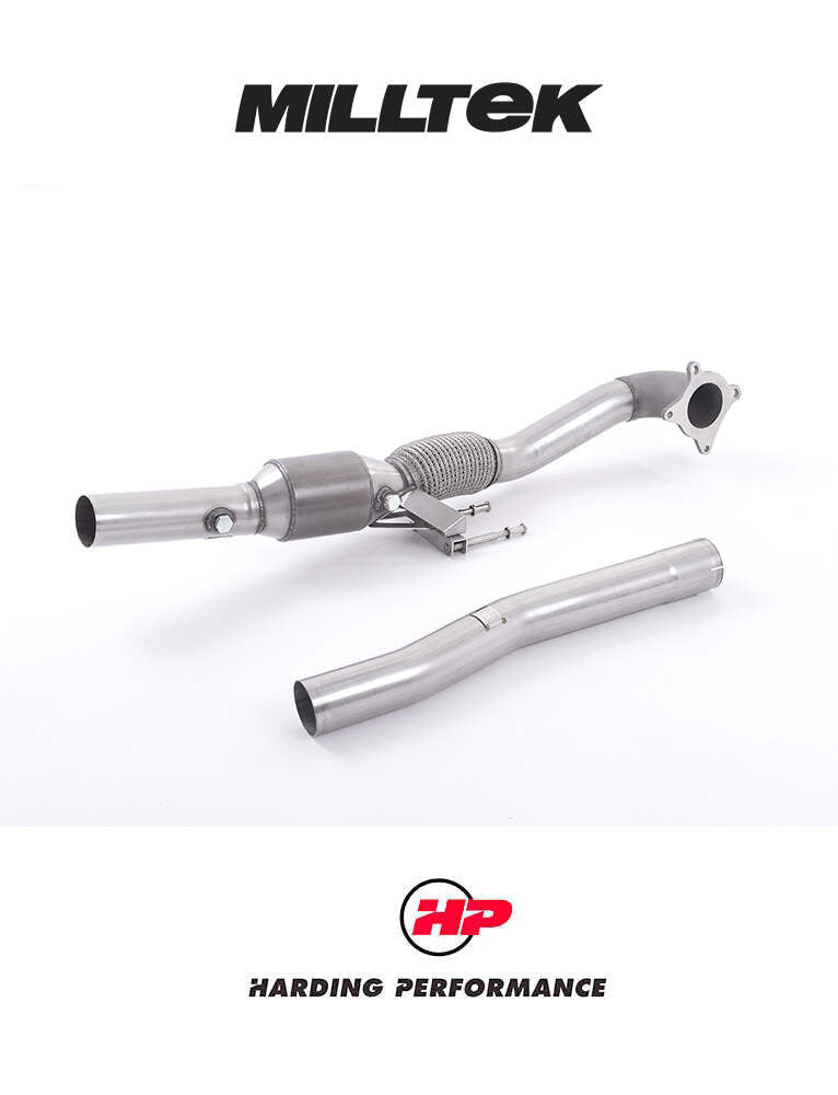 MILLTEK Catted Downpipe – Golf MK5 GTI 2.0T [SSXAU312] - From Mid 2008 Onwards