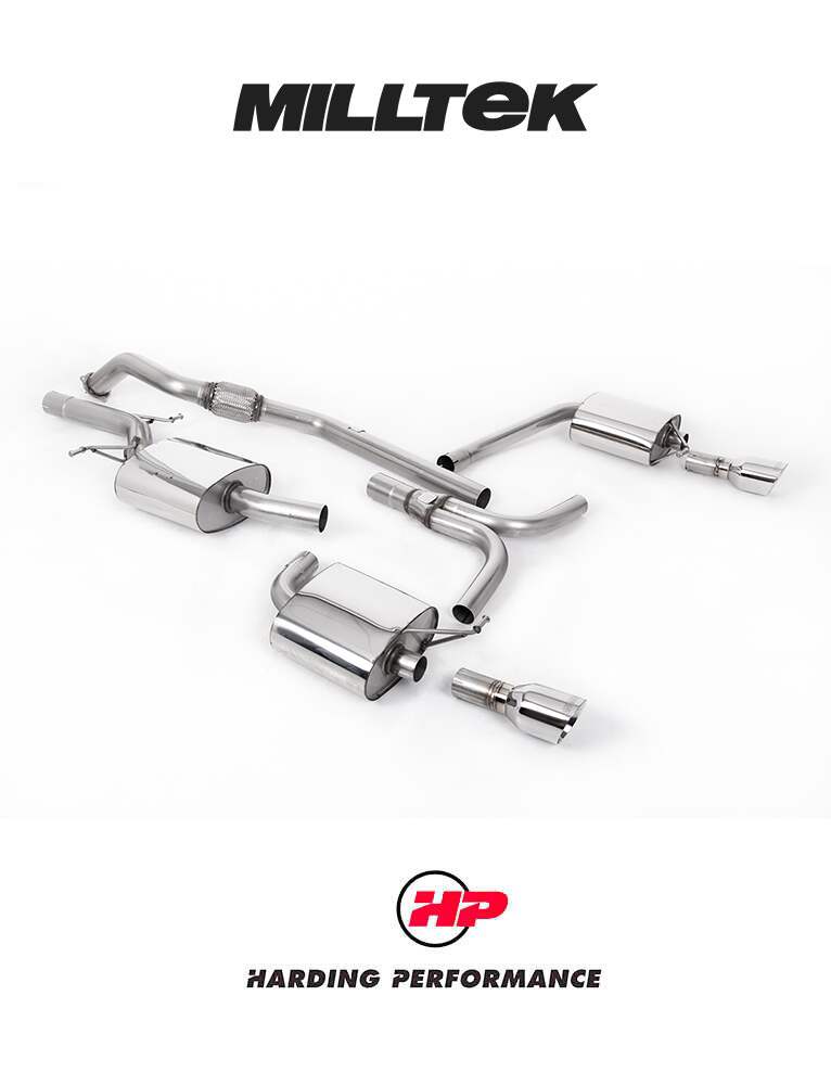 MILLTEK Cat-back – Audi A5 Sportback 2.0 TFSI, S-Tronic, Dual-outlet [SSXAU317]