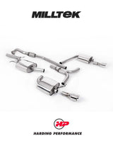 MILLTEK Cat-back – Audi A5 Sportback 2.0 TFSI, S-Tronic, Dual-outlet [SSXAU317]