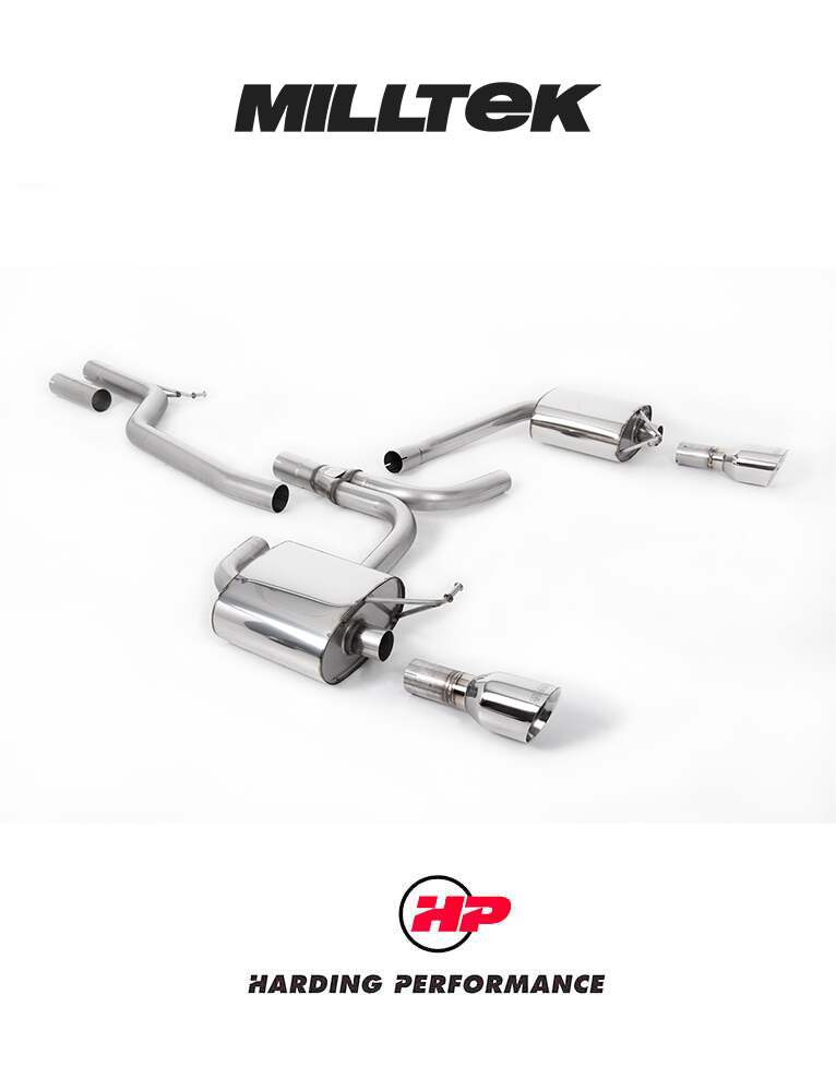 MILLTEK Cat-back – Audi A5 Sportback 3.0 TDI quattro, Dual-outlet [SSXAU324]