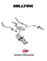 MILLTEK Cat-back – Audi S6 4.0 TFSI C7 - Non-resonated - Standard - Polished