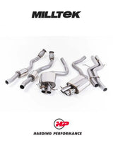 MILLTEK Cat-back – Audi RS5 B8 Coupe - Non-resonated (louder)