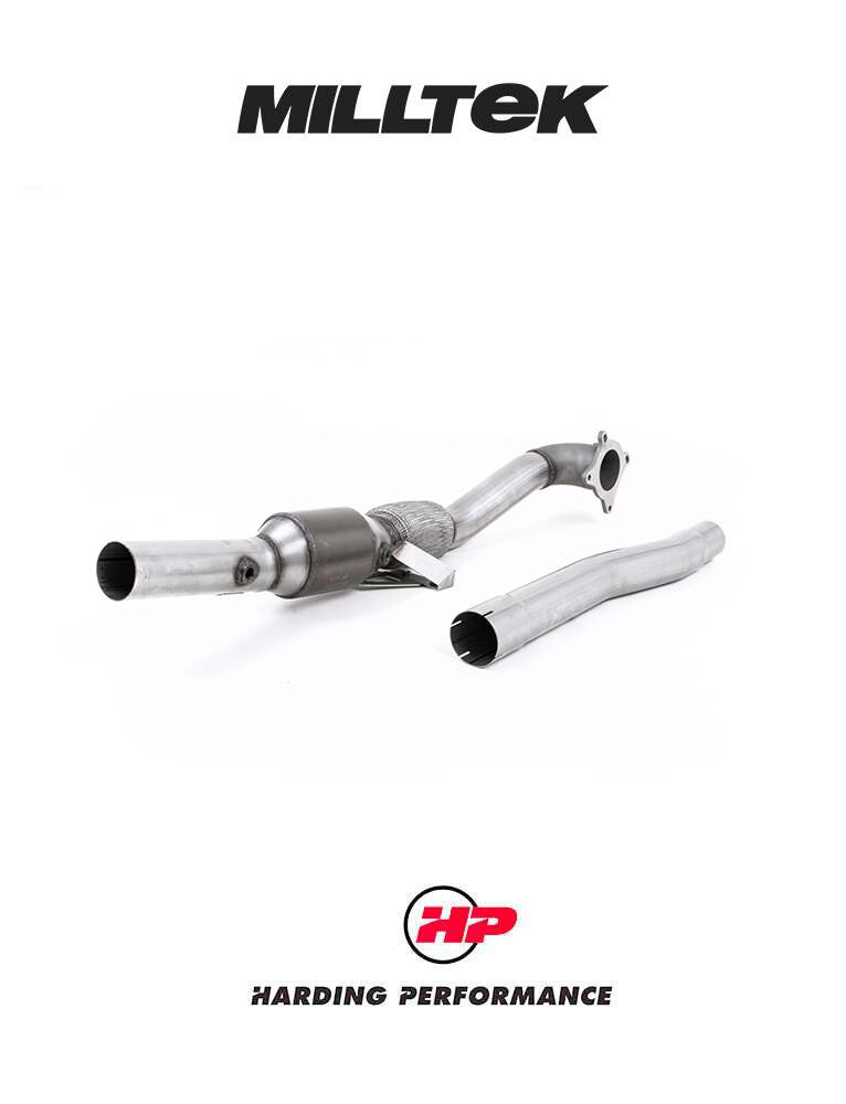 MILLTEK Catted Downpipe – Audi TT Mk2, suits the MILLTEK cat-back system [SSXAU348]