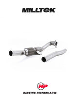 MILLTEK Catted Downpipe – Audi TT Mk2, suits the MILLTEK cat-back system [SSXAU348]