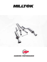 MILLTEK Cat-back – Audi RS6 C5 - Resonated (quieter) - Polished Oval Tips