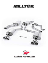 MILLTEK Cat-back – Audi S4 B8.5 3.0 TFSI - Race - Polished