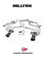 MILLTEK Cat Back Audi S4 3.0 TFSI B8 Quad - ValveSonic - Electronic Valved System - As Supplied