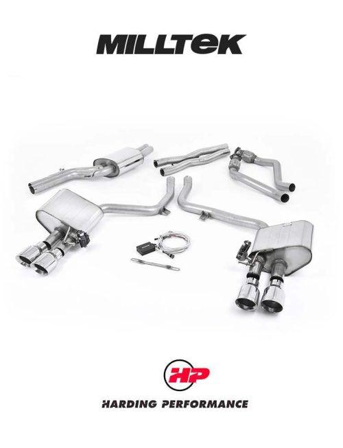 MILLTEK ValveSonic Cat-back – Audi S4 B8.5 3.0 TFSI - Polished