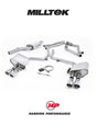 MILLTEK ValveSonic Cat-back – Audi S4 B8.5 3.0 TFSI - Polished