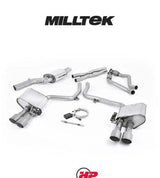 MILLTEK ValveSonic Cat-back – Audi S4 B8.5 3.0 TFSI - Titanium