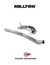 MILLTEK Downpipe – VW Golf MK7/7.5 R/8V S3 - 3" (76.2Mm) - Large Bore Downpipe and Hi-Flow Sports Cat EC-Approved - Milltek Cat Back 3"