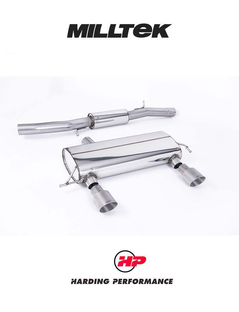 MILLTEK Cat Back Audi TT 225 Quattro 3 Inch System Lightweight - SSXAU428