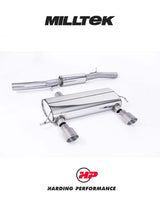 MILLTEK Cat Back Audi TT 225 Quattro 3 Inch System Lightweight - SSXAU428