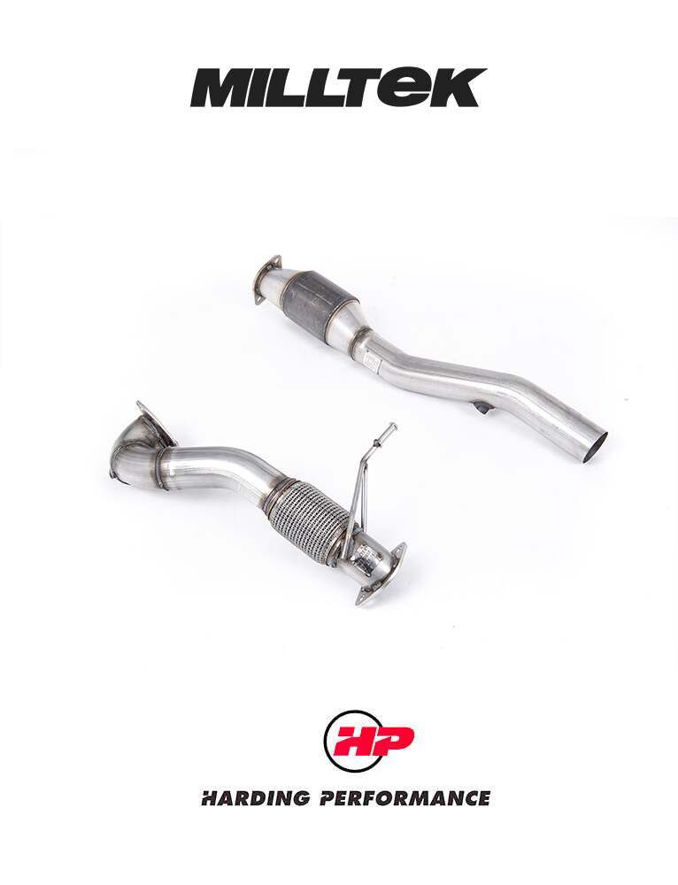 MILLTEK Catted Downpipe – Audi TT 225 quattro, suits the MILLTEK 3-inch Race System [SSXAU431]