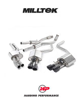 MILLTEK Cat-back – Audi S8 4.0 TFSI Quattro - Resonated - Polished