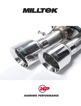 MILLTEK Cat-back – Audi S8 4.0 TFSI Quattro - Resonated - Polished