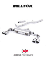 MILLTEK Cat-back – Audi S1 - Non-resonated - Round - Polished