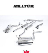 MILLTEK Cat Back Audi A4 2.0 TFSI B7 Quattro Manual Models Only - SSXAU514