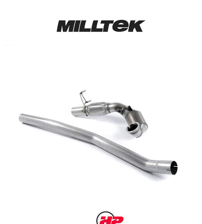 MILLTEK Catted Downpipe – Audi TTS Mk3 - Hi-flow Sports Catalyst