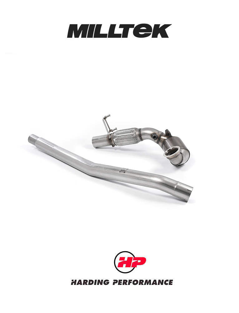 MILLTEK Catted Downpipe – Audi TT Mk3 TTS, suits the OE Exhaust System Only [SSXAU585]