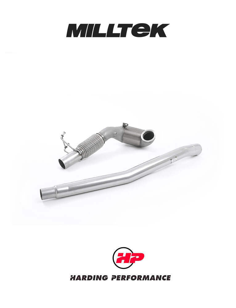 MILLTEK Catted Downpipe Audi TT Mk3 TTS Suits OE Exhaust System Only - SSXAU586