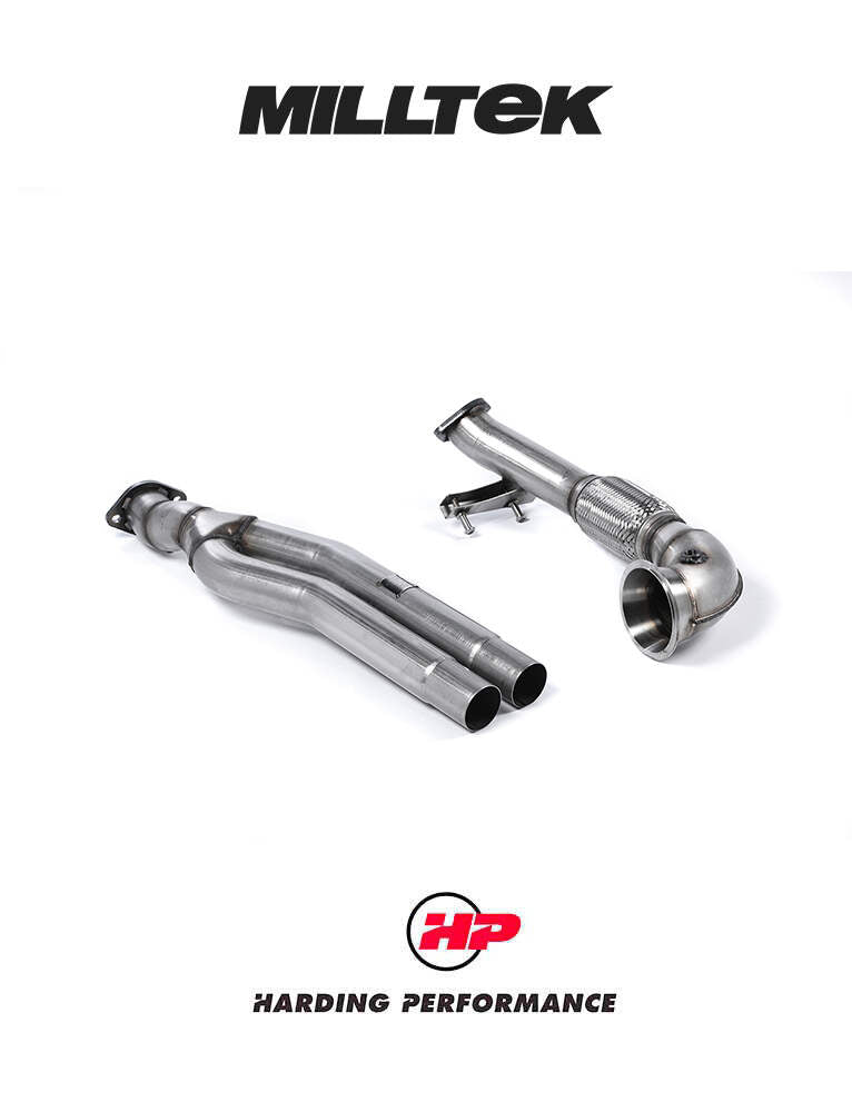 MILLTEK Catted Downpipe – Audi RS3 8V Pre-Facelift - High Flow 200cpsi Cat