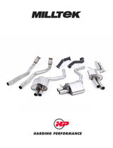 MILLTEK Full System – Audi RS6/RS7 C7 4.0 TFSI - Resonated - Decat