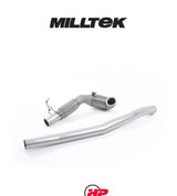 MILLTEK Catted Downpipe – Audi TTS Mk3 - Cast 200-cell Race Catalyst
