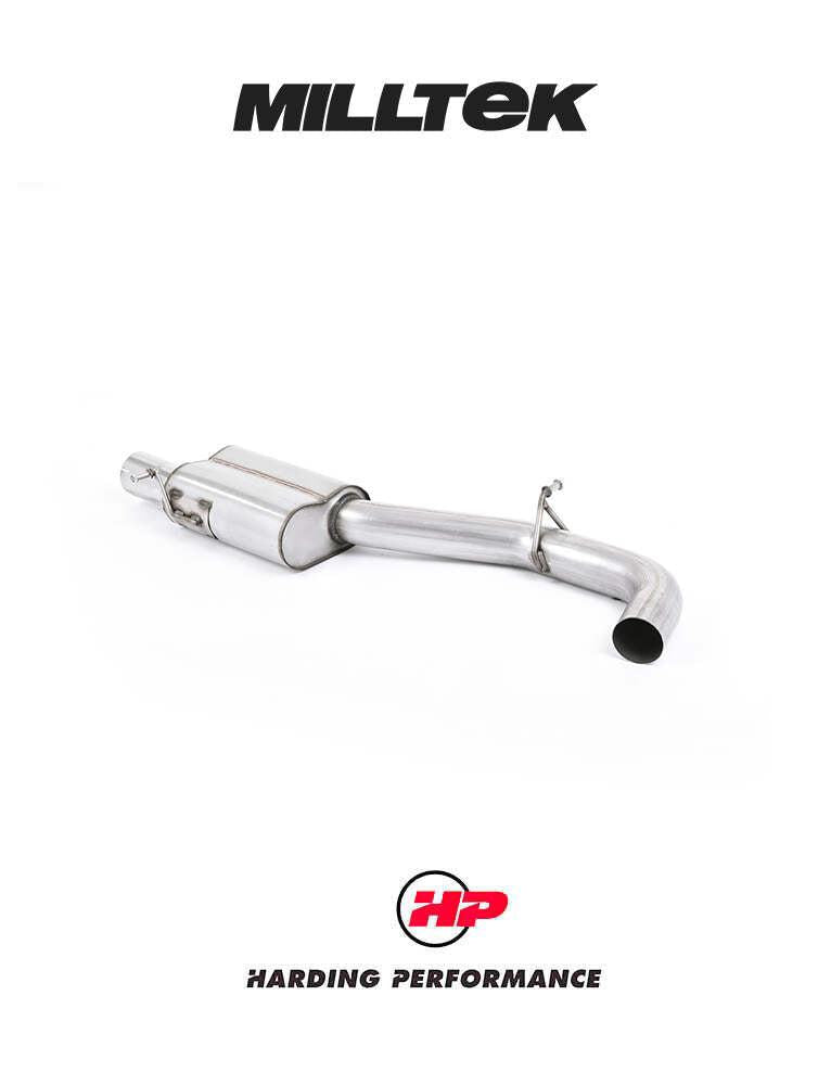 MILLTEK – Resonator/Resonator Delete Suit VW Golf 7/7.5 R - Non-Resonated