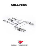 MILLTEK Cat Back Audi S6 5.2 V10 C6 FSI Quattro - Resonated
