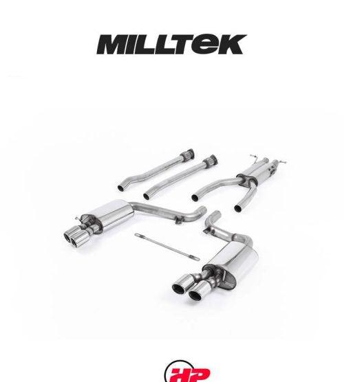 MILLTEK Cat Back Audi S6 5.2 V10 C6 FSI Quattro - Part-resonated / Road+