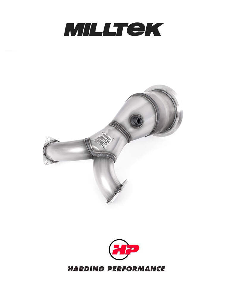 MILLTEK Catted Downpipe – Audi S4/S5 3.0 Turbo V6 B9 [SSXAU673]