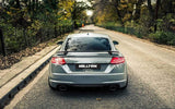 MILLTEK Cat-back – Audi TTRS Mk3, Oval Trims - Resonated - Cerakote Black