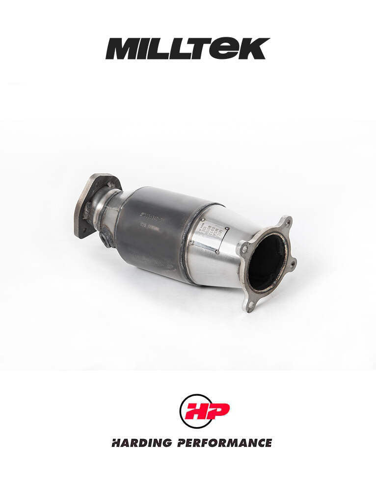 MILLTEK Large Bore Downpipe and Hi-Flow Sports Cat – A4 2.0 TFSI B9 [SSXAU744]