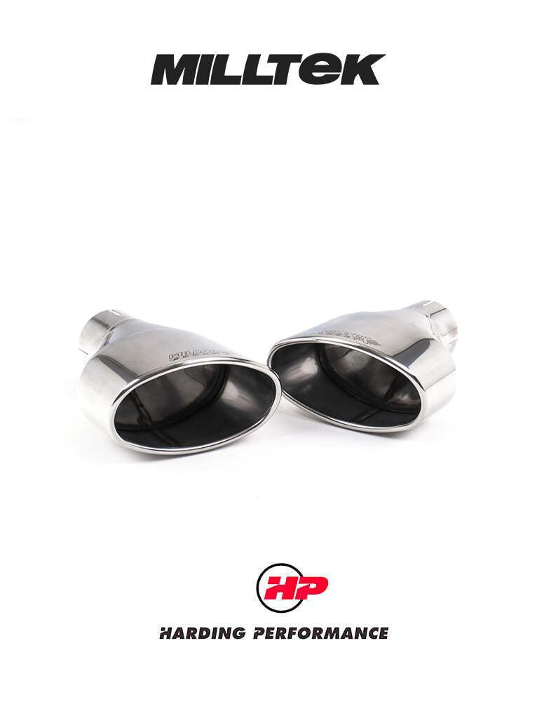 MILLTEK Cat Back – Audi RS4/RS5 B9.5 2.9 V6 Turbo Avant/Sportback (Non OPF/GPF Models) - Resonated (RS5) - Titanium Oval Trims
