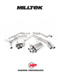 MILLTEK Cat Back – Audi RS5 B9 2.9 V6 Turbo Coupe (Non OPF/GPF Models) - Road+ - Cerakote Black Oval Trims