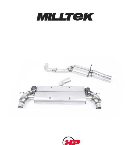 MILLTEK Cat-back – Audi TTRS Mk3 2.5 TFSI Titanium Trims - Resonated - Titanium