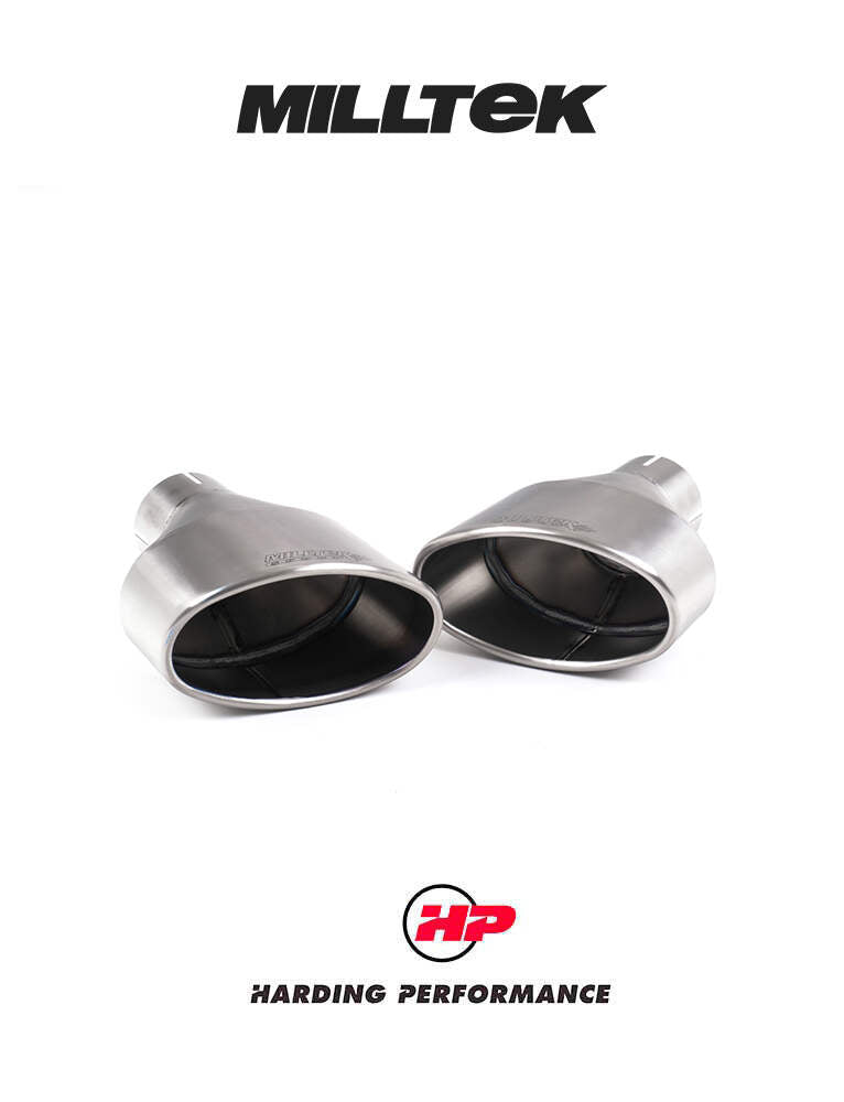 MILLTEK Cat-back – Audi TTRS Mk3 2.5 TFSI Titanium Trims - Resonated - Titanium